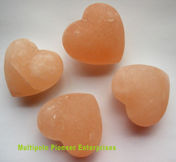 Heart shape bath salt soap bar